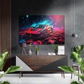 Luxury Car Brushed Aluminum Dibond Wall Art.
