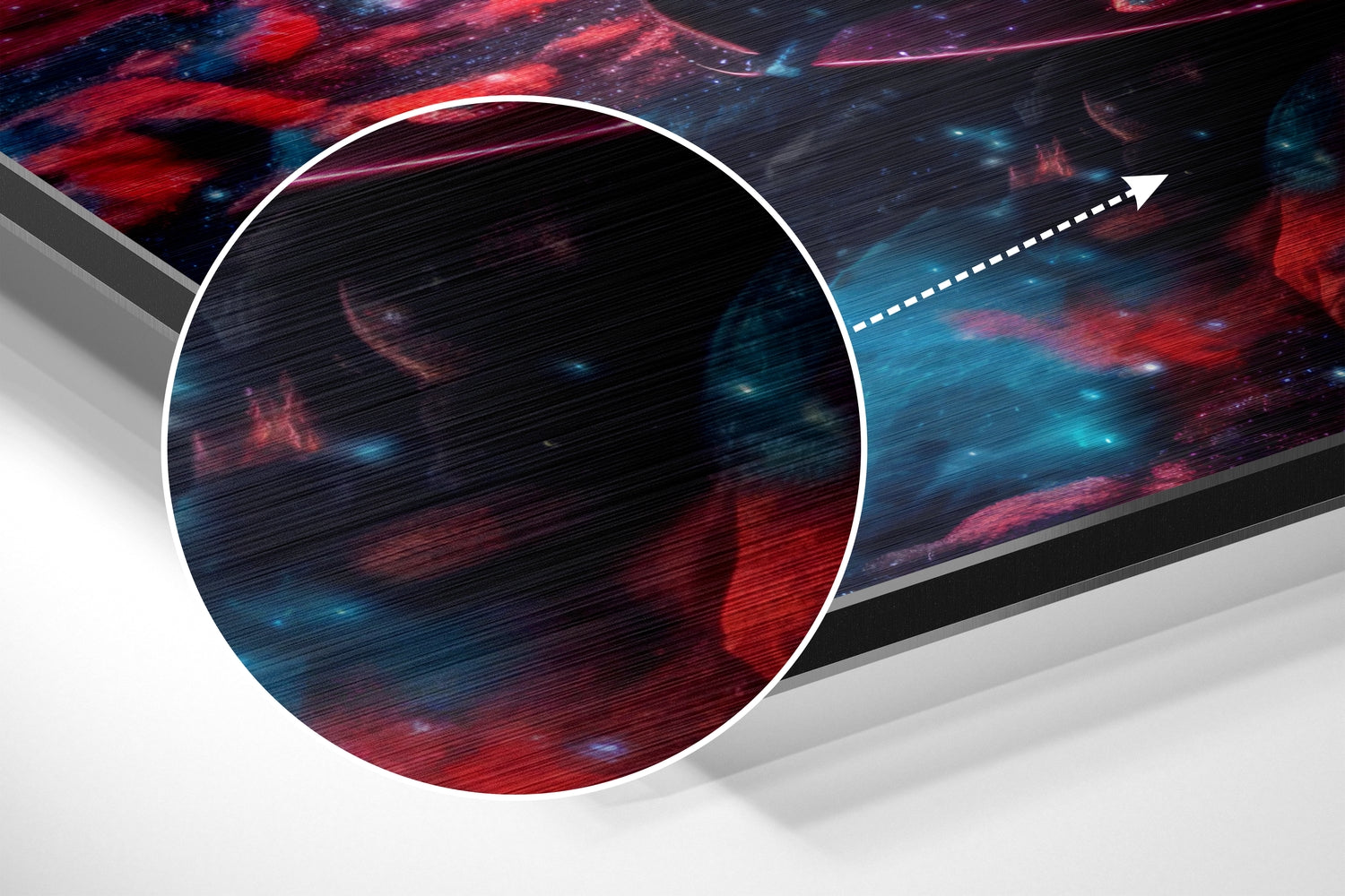 Luxury Car Brushed Aluminum Dibond Wall Art.