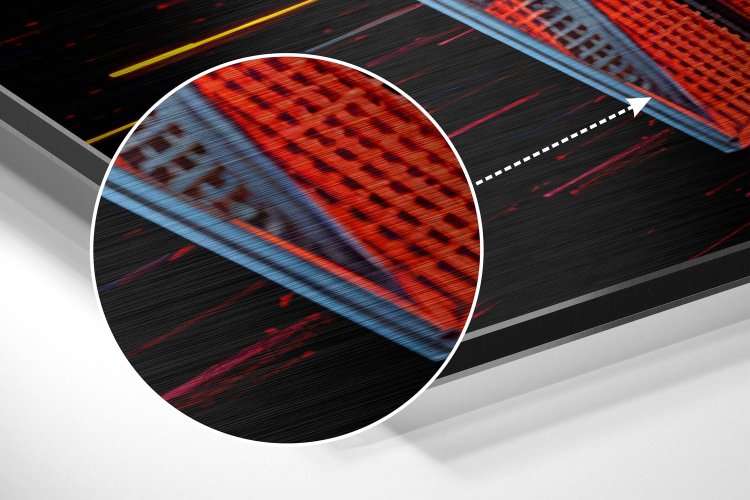 Starfighter Brushed Aluminum Dibond Wall Art.