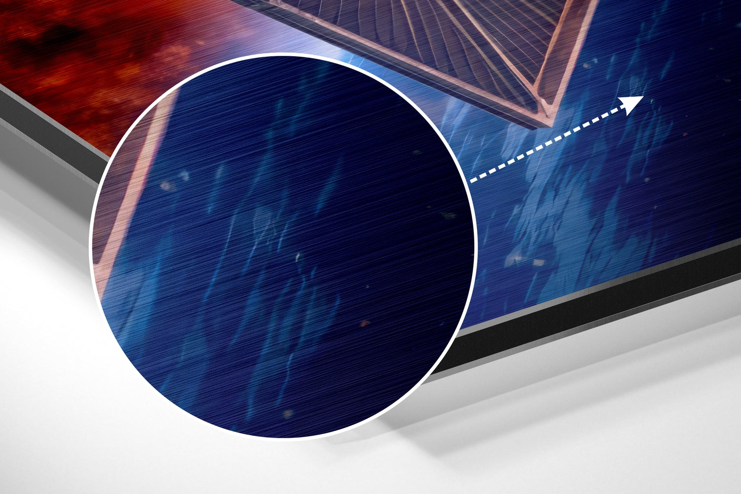 Starfighter Brushed Aluminum Dibond Wall Art.