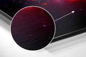 Earth Brushed Aluminum Dibond Wall Art.