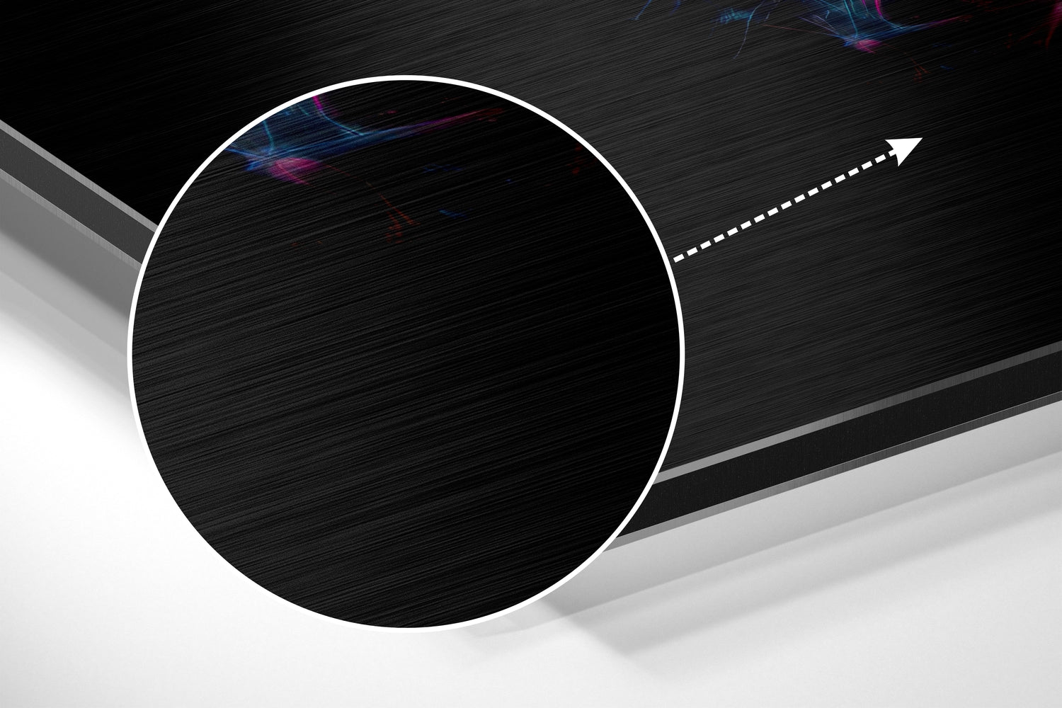 Earth Brushed Aluminum Dibond Wall Art.