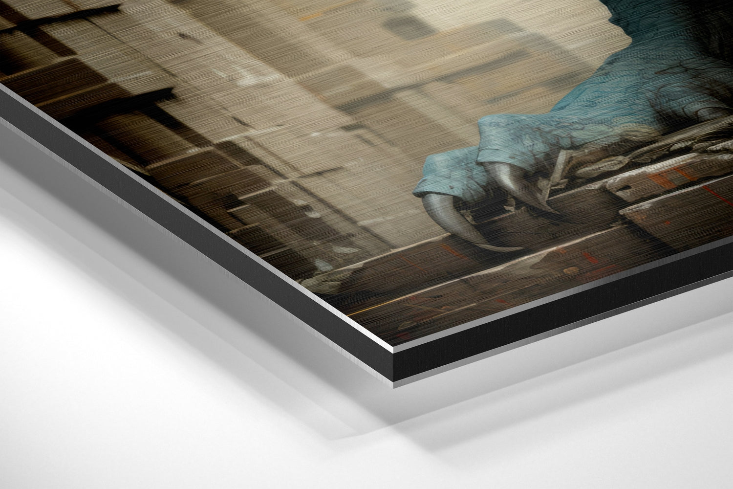 Dragon Brushed Aluminum Dibond Wall Art.