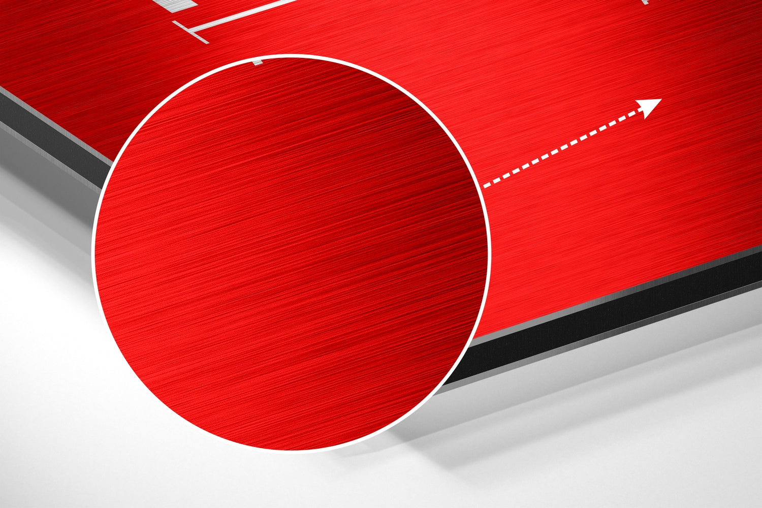 Hahaha Brushed Aluminum Dibond Wall Art.