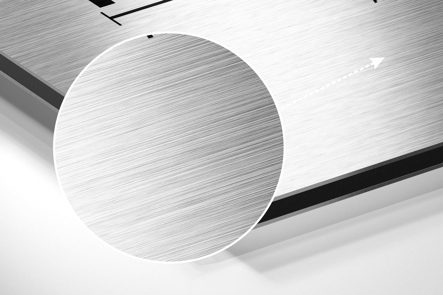 Hahaha Brushed Aluminum Dibond Wall Art.