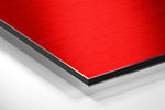 Keep It Simple Brushed Aluminum Dibond Wall Art.