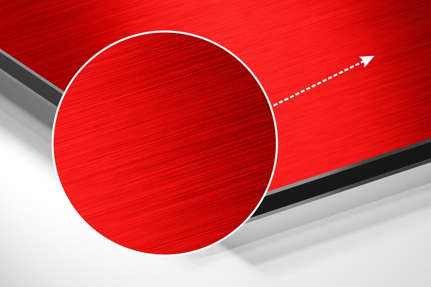 Keep It Simple Brushed Aluminum Dibond Wall Art.