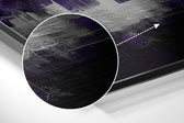 City Silhouette Brushed Aluminum Dibond Wall Art.