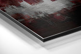 City Silhouette Brushed Aluminum Dibond Wall Art.