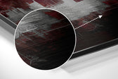 City Silhouette Brushed Aluminum Dibond Wall Art.