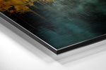 City Silhouette Brushed Aluminum Dibond Wall Art.