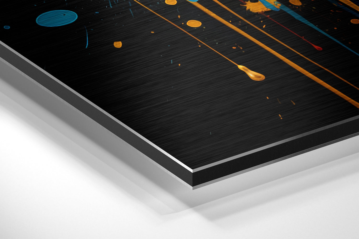 Skull Brushed Aluminum Dibond Wall Art.