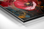 Poppies Brushed Aluminum Dibond Wall Art.