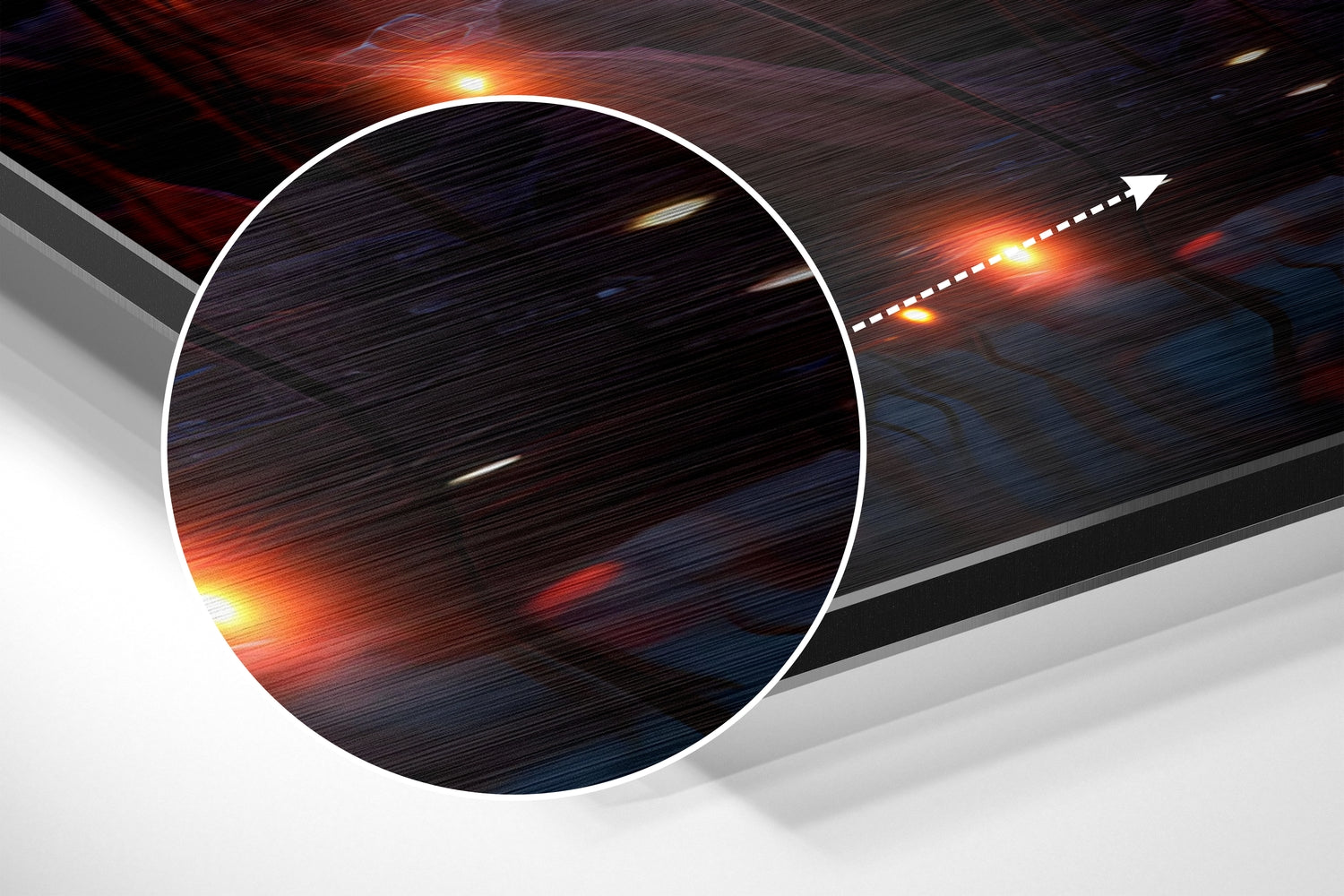 Garden of Magics Brushed Aluminum Dibond Wall Art.