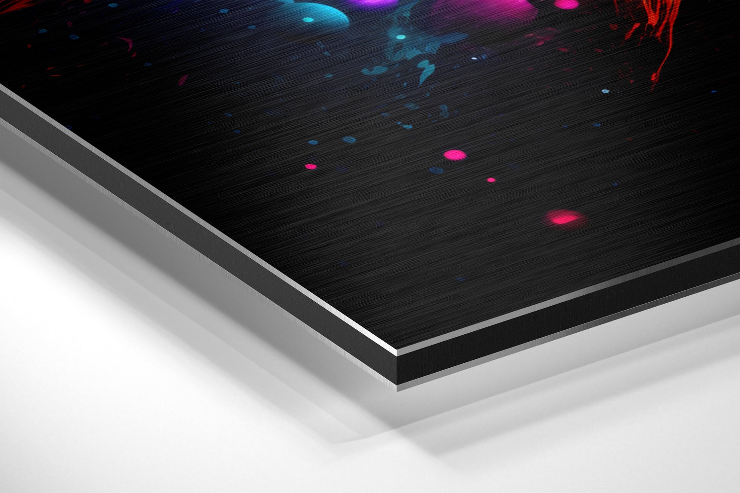 Colors of Space Brushed Aluminum Dibond Wall Art.