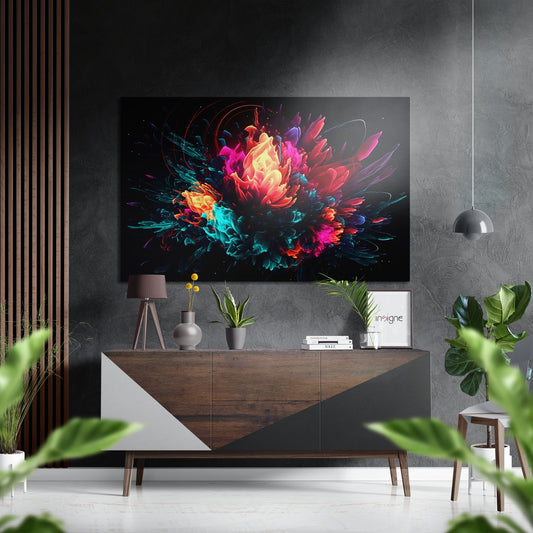 Colors of Space Brushed Aluminum Dibond Wall Art.