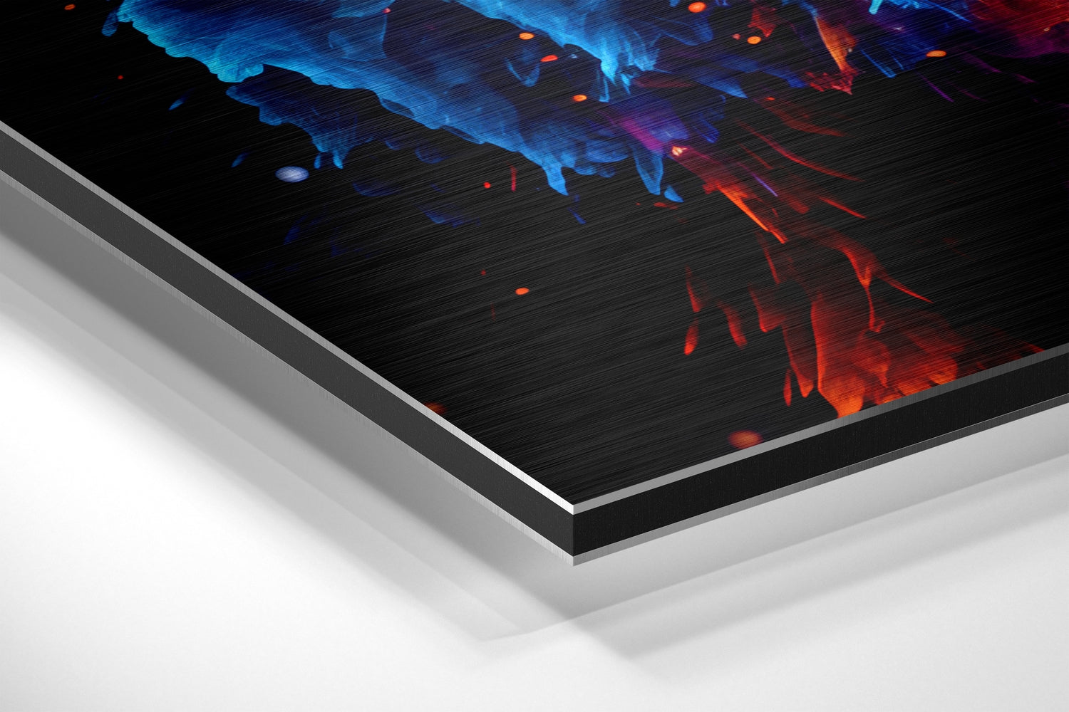 Colors of Space Brushed Aluminum Dibond Wall Art.