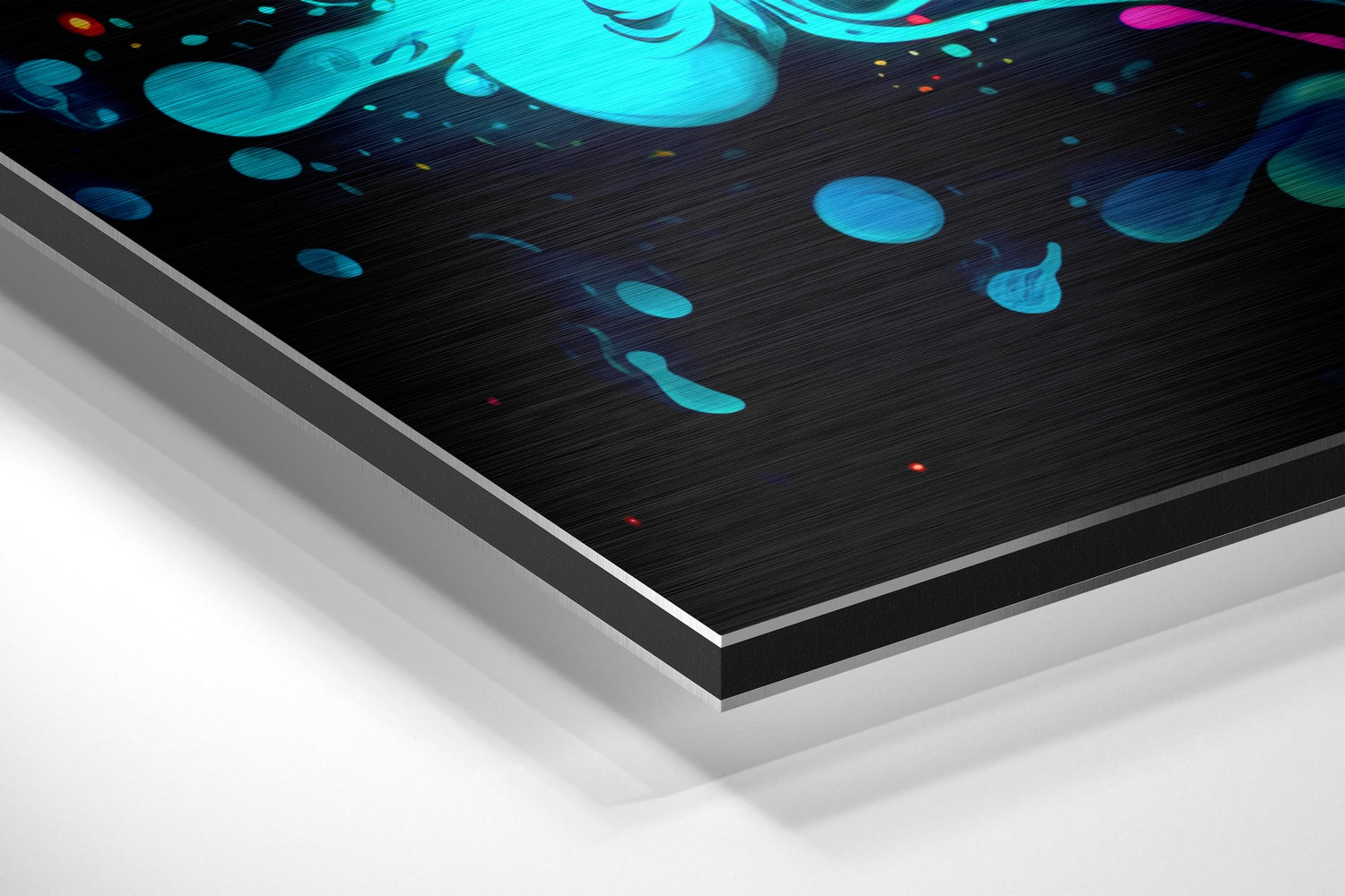 Colors of Space Brushed Aluminum Dibond Wall Art.