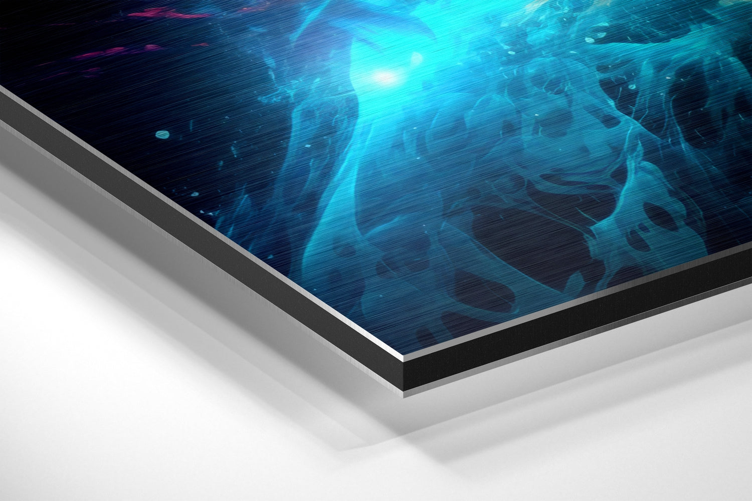 Colors of Space Brushed Aluminum Dibond Wall Art.