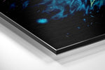 Neon Ball Brushed Aluminum Dibond Wall Art.