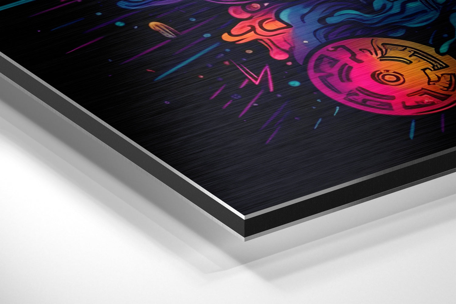 Bitcoin Brushed Aluminum Dibond Wall Art.