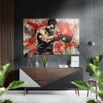 Boxer Brushed Aluminum Dibond Wall Art.