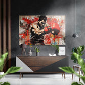 Boxer Brushed Aluminum Dibond Wall Art.