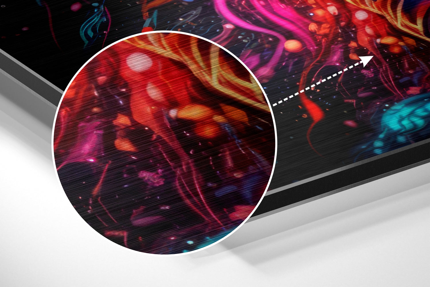 Astronaut  Brushed Aluminum Dibond Wall Art.