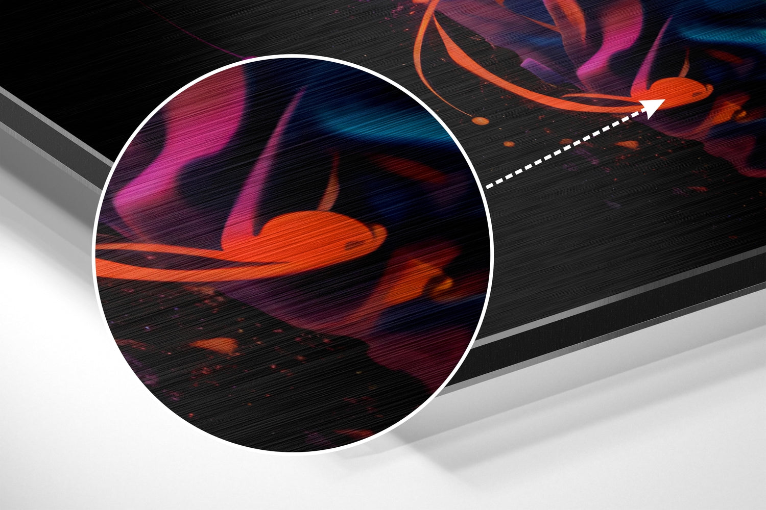 Astronaut  Brushed Aluminum Dibond Wall Art.