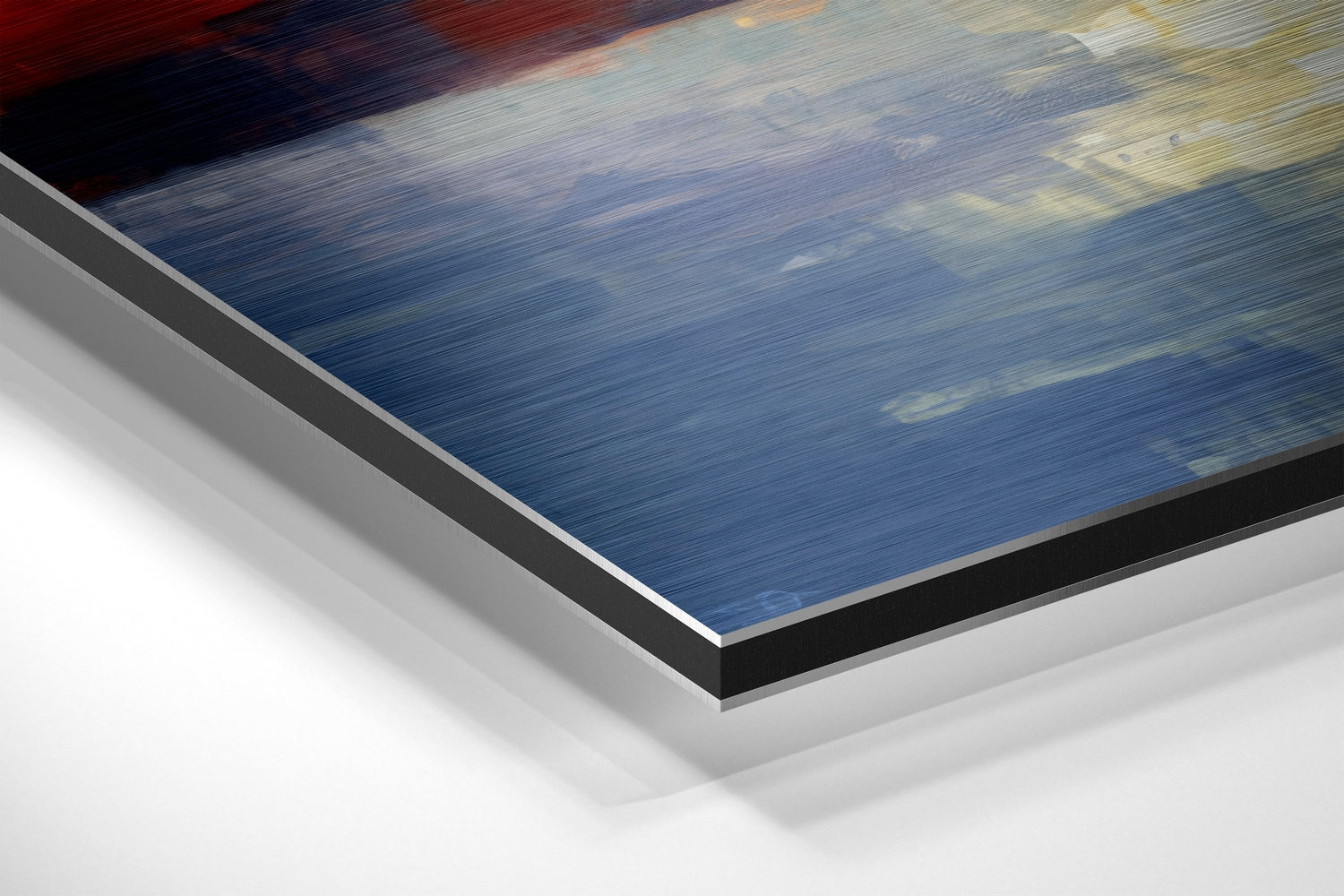 Sunset in Istanbul Brushed Aluminum Dibond Wall Art.