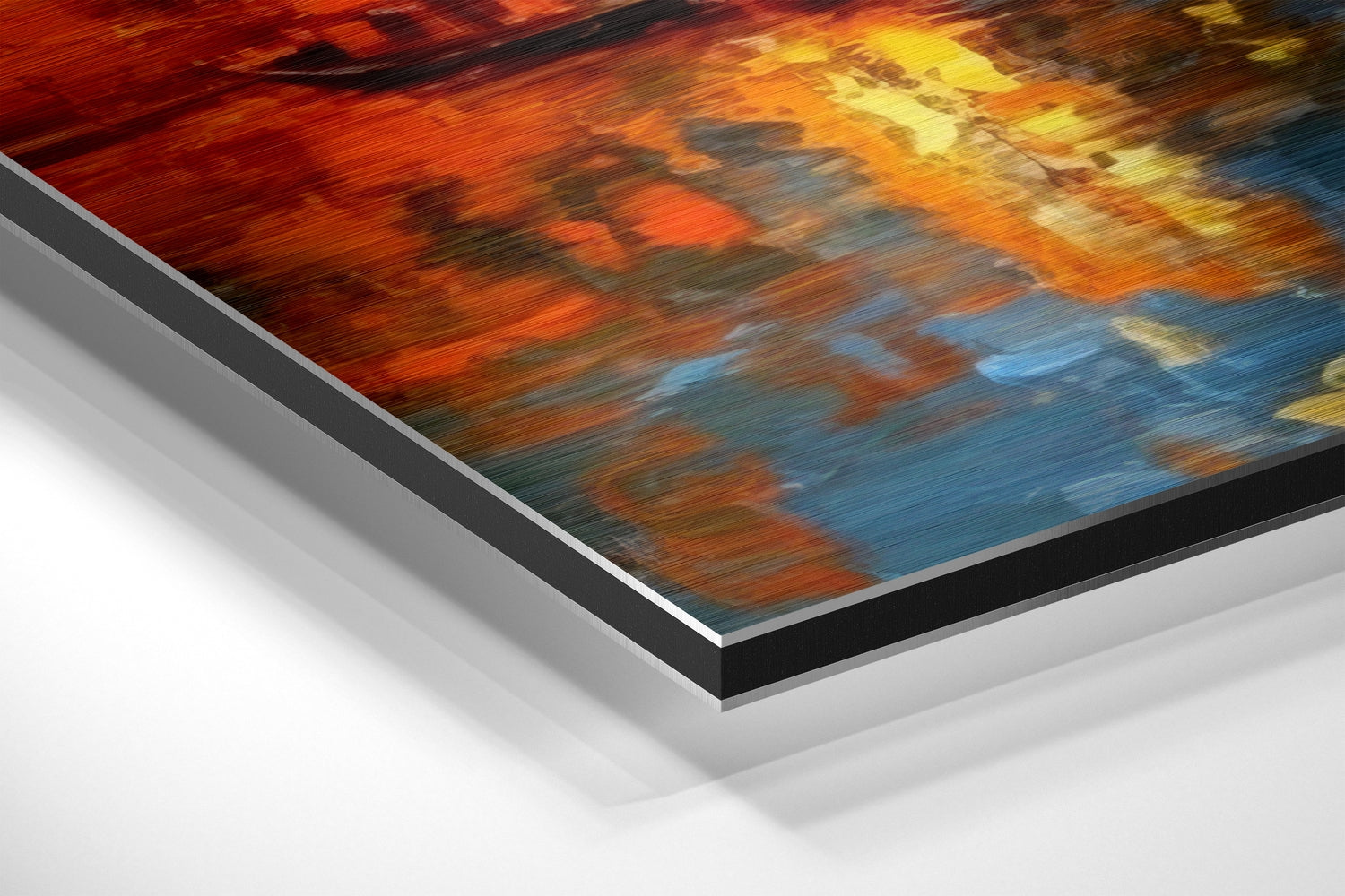 Istanbul Brushed Aluminum Dibond Wall Art.