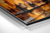 Tram Brushed Aluminum Dibond Wall Art.