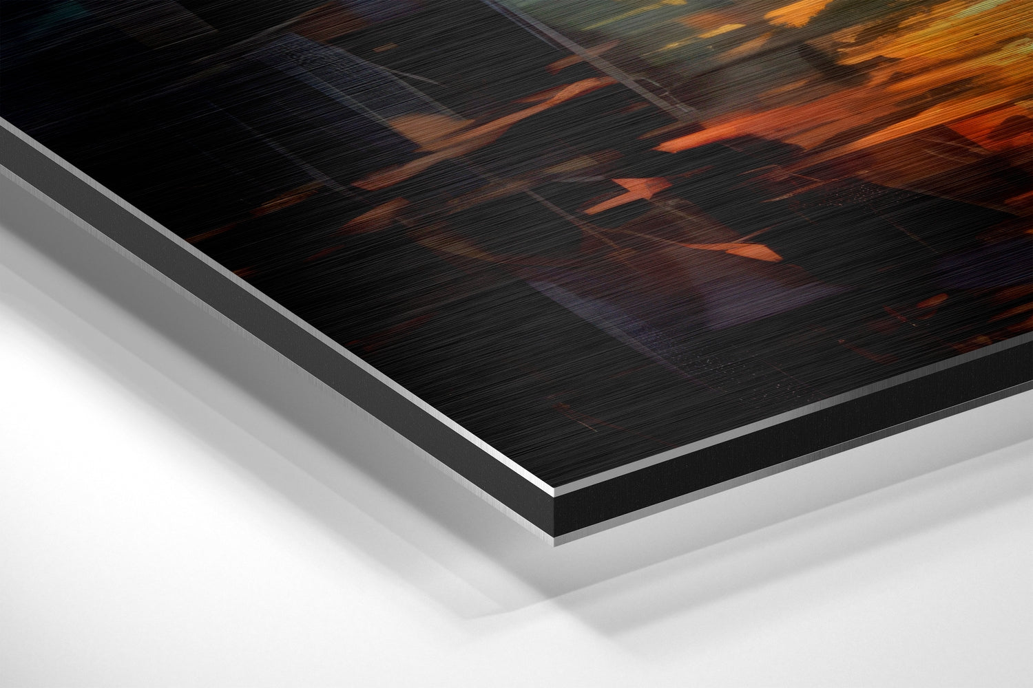 Alone Brushed Aluminum Dibond Wall Art.