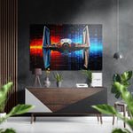 Starfighter Brushed Aluminum Dibond Wall Art.