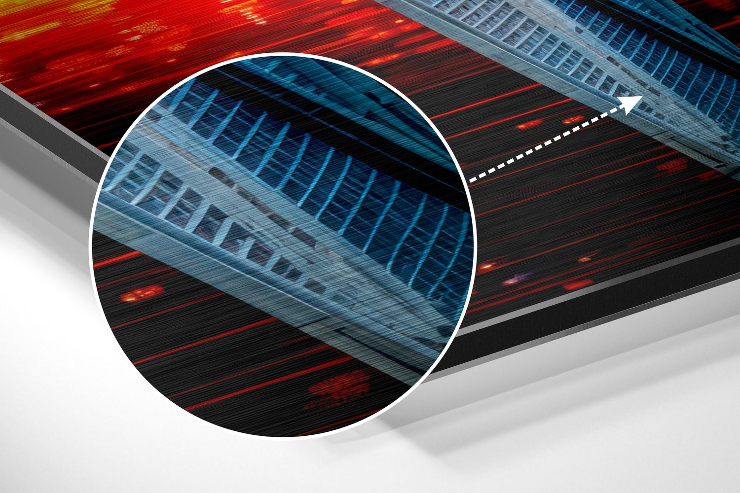 Starfighter Brushed Aluminum Dibond Wall Art.