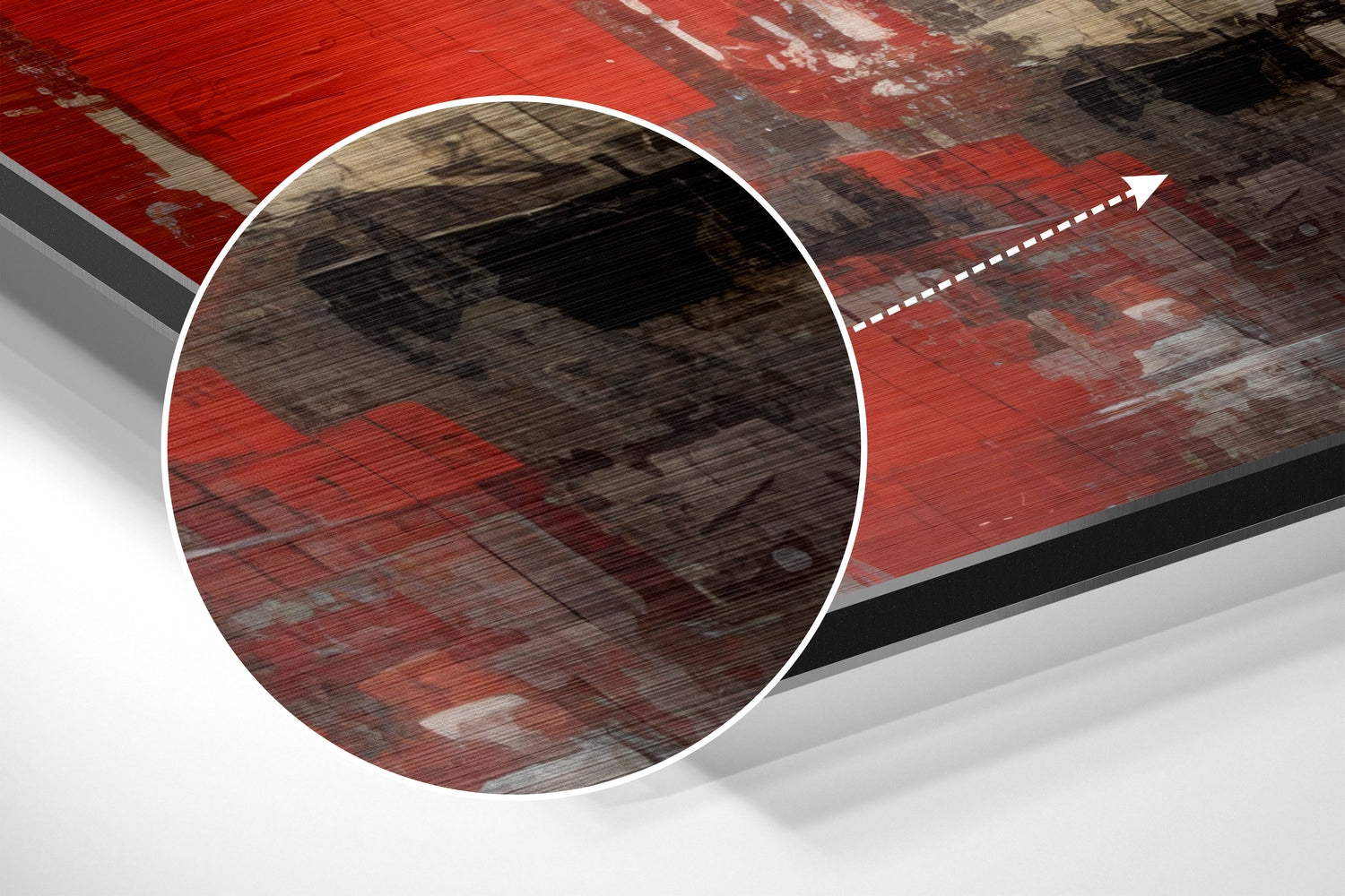 Silhouettes Brushed Aluminum Dibond Wall Art.