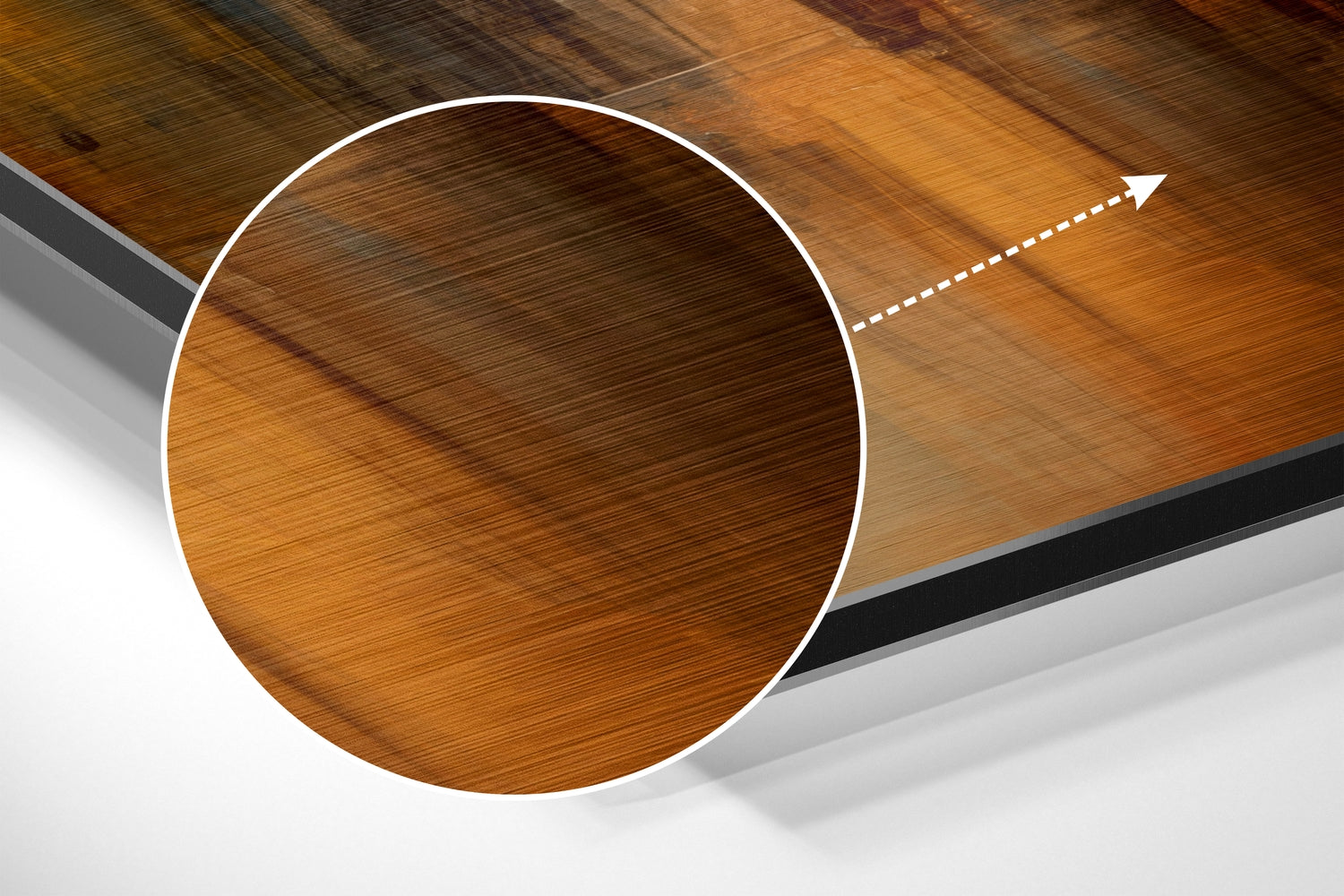 Silhouettes Brushed Aluminum Dibond Wall Art.