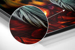 Baby Tiger Brushed Aluminum Dibond Wall Art.