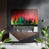 Forest Brushed Aluminum Dibond Wall Art.