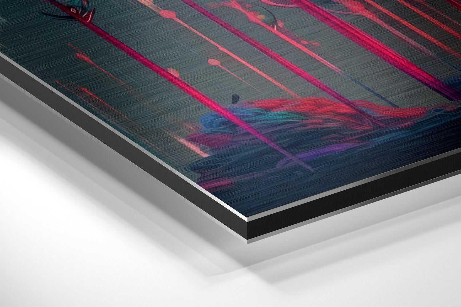 Forest Brushed Aluminum Dibond Wall Art.