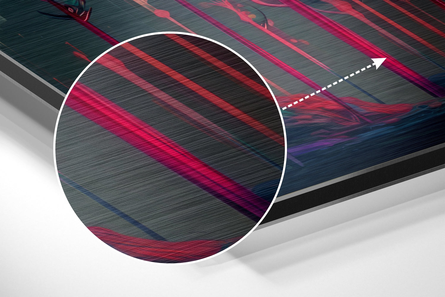 Forest Brushed Aluminum Dibond Wall Art.