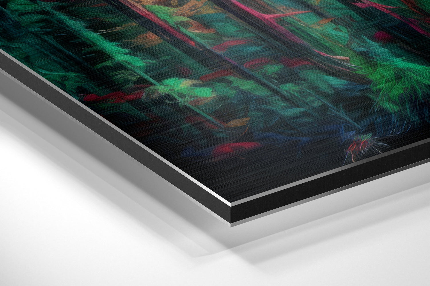 Forest Brushed Aluminum Dibond Wall Art.