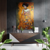 Klimt Brushed Aluminum Dibond Wall Art.