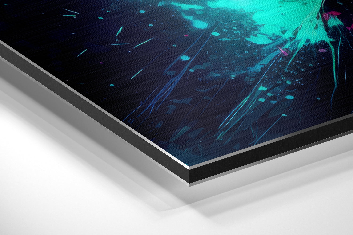 Heisenberg Brushed Aluminum Dibond Wall Art.