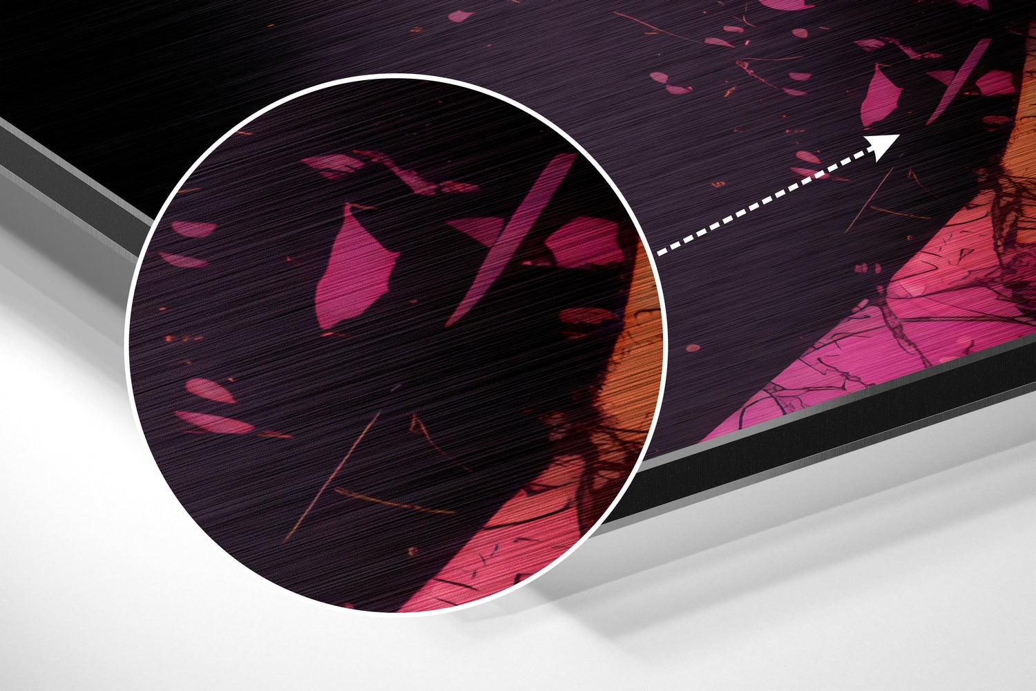 Heisenberg Brushed Aluminum Dibond Wall Art.