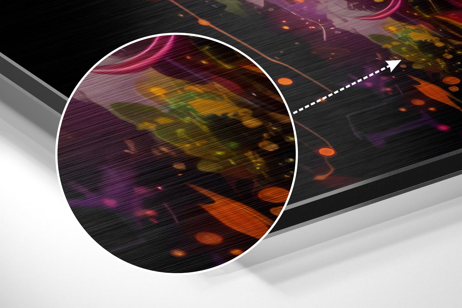 Joker Brushed Aluminum Dibond Wall Art.