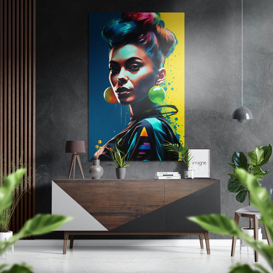 SheSpace Brushed Aluminum Dibond Wall Art.