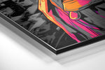 Woman and the Music Brushed Aluminum Dibond Wall Art.