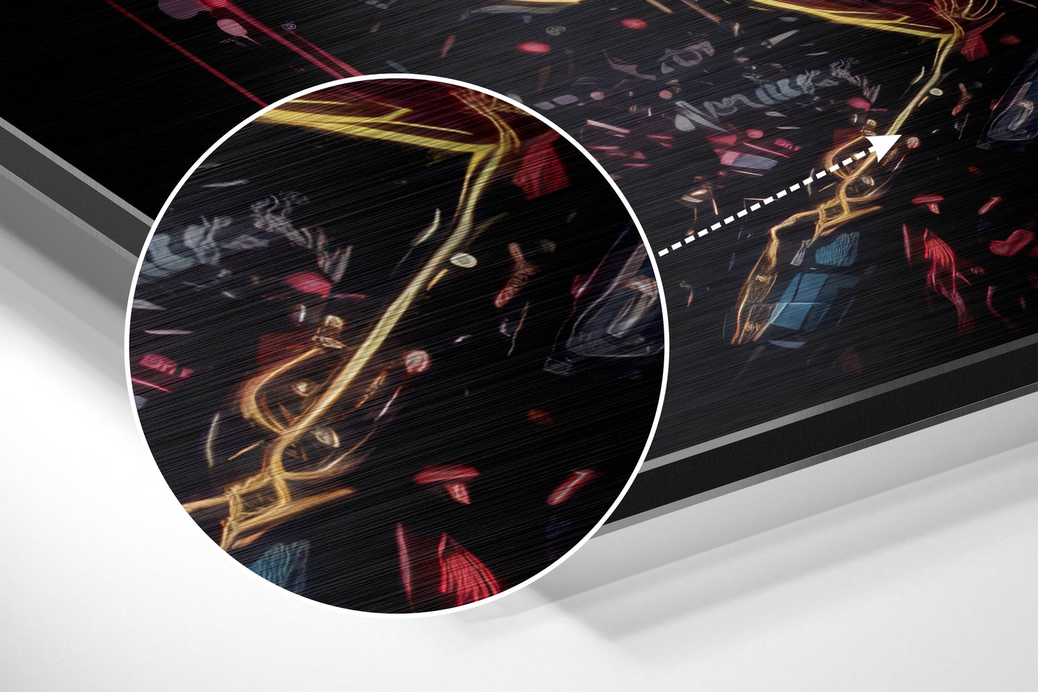 Terminator Brushed Aluminum Dibond Wall Art.