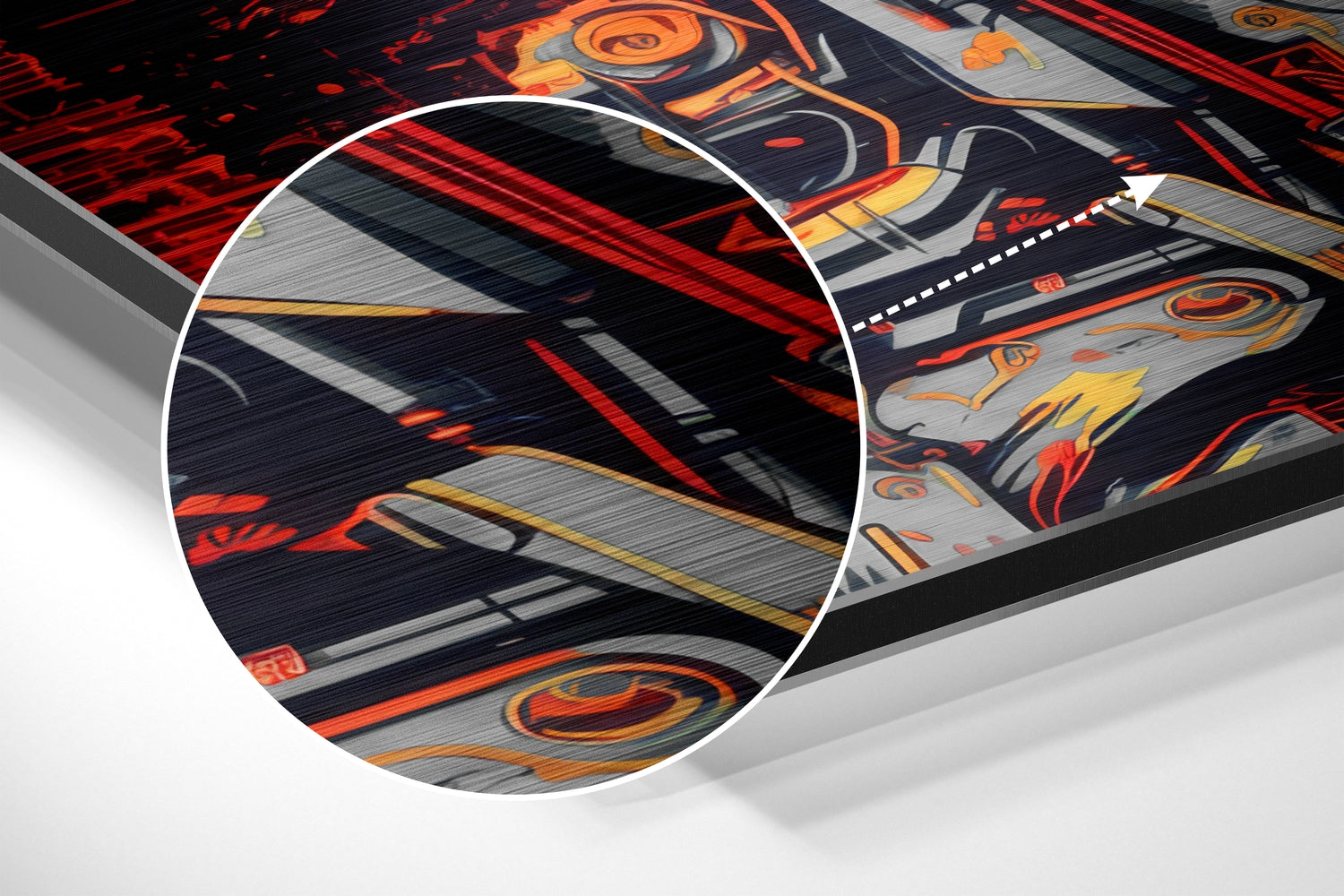 Terminator Brushed Aluminum Dibond Wall Art.